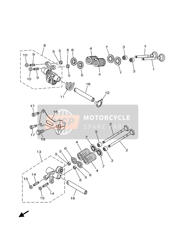 Yamaha NMAX 150 2020 Valvola per un 2020 Yamaha NMAX 150